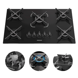 Kit Balcão Cooktop Turim com Fogão 5 Bocas Itatiaia Itacook Premium - 5
