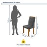 Conjunto Sala de Jantar 4 Lugares Retangular Tampo MDF com Mesa e Cadeiras Carol - 4