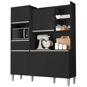 Kit Armário Cozinha Compacta Isabel 5 Portas Ajl