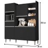 Kit Armário Cozinha Compacta Isabel 5 Portas Ajl - 2