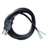 Cabo de Forca Rabicho Tripolar 20a - 3x2,50mm - 2,5mt Embor - 2
