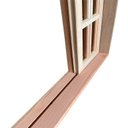 Ver mais imagens de Janela de Madeira Vitro de Correr Quadriculado Reto Padrão Cedro Batentes de 14 Cm-1.00(l)x1.20(a)