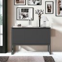 Ver imagem 1 de Buffet Aparador com 3 Portas Miami Preto Onix