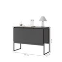 Ver imagem 2 de Buffet Aparador com 3 Portas Miami Preto Onix