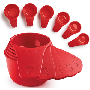 Xícaras Medidoras Geração Ii Chili (vermelho) Tupperware