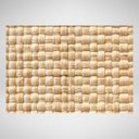 Ver imagem 2 de Tapete Capacho Decorativo para Porta Cozinha 65x45 Juta