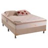 Cama Box Casal: Colchão Molas Herval MasterPocket Ensacadas Pallace Bambu + Base CRC Suede Clean(138 - 1