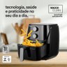 Fritadeira Sem Óleo Air Fryer EOS Chef Gourmet 3L Preta EAF30P 220V - 4