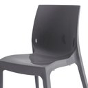 Ver mais imagens de Cadeira Alice em Polipropileno Cinza Estanho Brilhante Tramontina