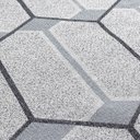 Ver mais imagens de Tapete Sala Quarto Moderno Luxo 2,00m X 3,00m Antiderrapante Colmeia Decorativo Cru Cinza