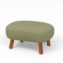 Ver imagem 7 de Poltrona Amamentação Balanço Madeira e Puff Jhessy Bouclê Pistache R04 - D'rossi