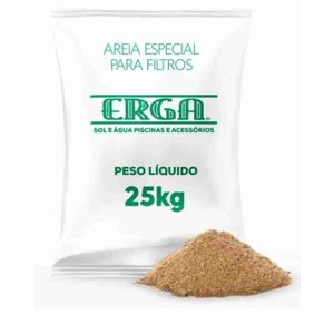 Areia para Filtro de Piscina 25kg