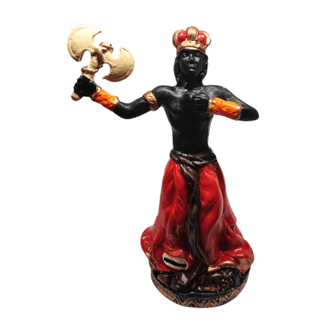 Xangô Imagem Orixá Em Resina 15 Cm Axé Loja Mistica Xangô 15 cm