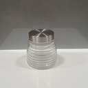 Ver imagem 5 de Pote Hermético de Vidro 800ml Transparente 12x12x12cm Mantimentos Cozinha Tampa