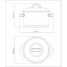 Caldeirão Tramontina Solar em Aço Inox Fundo Triplo com Tampa e Alças 24 Cm 7,8 L Tramontina - 3