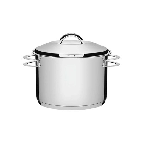 Caldeirão Tramontina Solar em Aço Inox Fundo Triplo com Tampa e Alças 24 Cm 7,8 L Tramontina