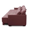 Ver imagem 4 de Sofá Retrátil e Reclinável 2,50m Mariah Veludo Rose Madelina Decor