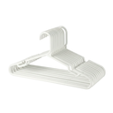 Ver imagem 1 de Kit 10 Cabides Adulto Branco Reforçado com Cavas Antideslizantes 41cm
