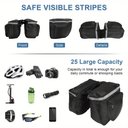 Ver imagem 4 de Bolsa Alforge Dupla Impermeável de Bicicleta Celular Objetos