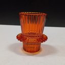 Ver imagem 5 de Castiçal Decorativo de Vidro Âmbar 7x6x6cm Porta Vela Mesa Jantar Decoração Sala