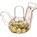 Ver imagem 5 de Cesto Galinha Porta Ovos Decorativo Aramado 12 Ovos Amarelo