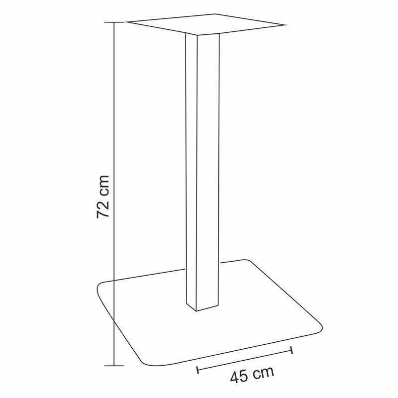 Base de Mesa 5043-rivatti - Prata - 2