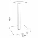 Ver imagem 2 de Base de Mesa 5043-rivatti - Prata