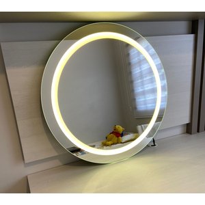 Espelho Iluminado Redondo 70Cm Led Neutro