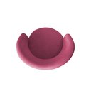 Ver imagem 5 de Poltrona Decorativa Beatriz Orgânica Suede Rosa