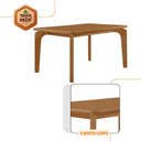 Ver imagem 3 de Mesa de Jantar Liz 120cm Canto Copo Moderna Mobília Naturalle
