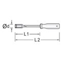 Ver imagem 2 de Chave Canhão Encaixe 6mm 027.040 Gedore 33-6mm