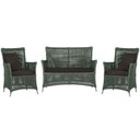 Ver imagem 1 de Jogo Sofá e 2 Poltronas Igapó Alumínio Fendi E9 Trama Verde
