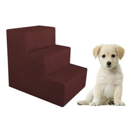 Escada Pet para Cães e Gatos Veludo Marsala Dal Poz Estofados - 1