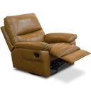 Ver imagem 3 de Poltrona do Papai Reclinável e Giratória Oliver D06 Couríssimo Whisky - Lyam Decor