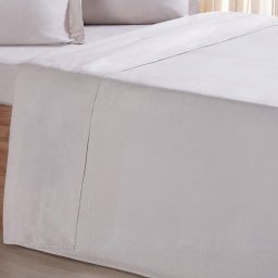 Jogo de Cama Casal 4 Pçs Line Stile 100% Poliéster 138x188x30cm Biscuit - 4