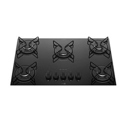 Cooktop a Gás Atlas 5 Bocas Agile Up Preto - Bivolt - 1