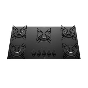 Cooktop a Gás Atlas 5 Bocas Agile Up Preto - Bivolt