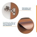 Ver imagem 5 de Balcão Planejado 2 Portas 60cm sem Tampo Arizona CabeCasa MadeiraOriginals Laranja/Terracota/Branco