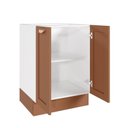 Ver imagem 7 de Balcão Planejado 2 Portas 60cm sem Tampo Arizona CabeCasa MadeiraOriginals Laranja/Terracota/Branco