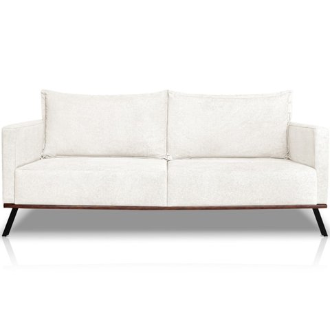 Sofa Aya 3 Lugares para Sala de Estar 220cm Boucle 3300 Ezz