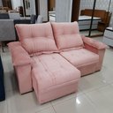 Ver imagem 1 de Sofá 2 Lugares 1,80m Retrátil e Reclinável Matteo Bom Pastor