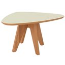 Ver imagem 4 de Kit 02 Mesas de Centro e 01 Mesa Lateral Orgânica Selly D03 Off White Freijó - Lyam Decor