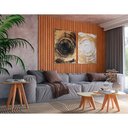 Ver imagem 2 de Kit 02 Mesas de Centro e 01 Mesa Lateral Orgânica Selly D03 Off White Freijó - Lyam Decor