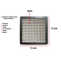 Faca Picador Cabrita Cortador De Legumes 6mm Médio e Grande - 2