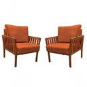 Ver imagem 1 de Kit 2 Poltronas Luxo Califórnia 0126 Ferrugem