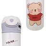 Garrafa Infantil Térmica 420ml de Ursinho Branca Ideal para Bebidas Quentes e Frias até 12h - 3