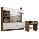 Ver imagem 3 de Armário de Cozinha Completa 315cm Rustic/Branco Glamy Madesa 02