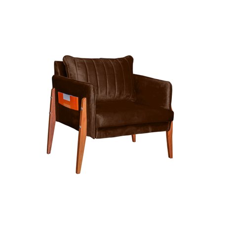 POLTRONA DECORATIVA MILÃO LUXO DORA BELA - 0120