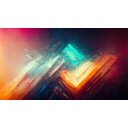 Ver imagem 2 de Quadro Decorativo Tela Canvas Abstratro Ref:qbab17 Lojall 120 X 80 Cm Borda Infinita