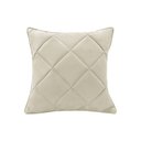 Ver imagem 1 de Almofada Decorativa Nina Matelassê 48X48 Veludo Bege